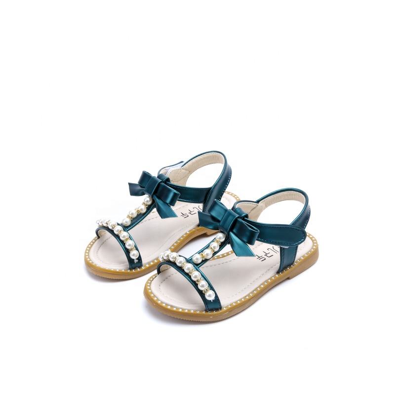 Girls Bowknot Sandals Summer New Korean Version of Princess Sandals. - Image 3